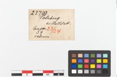Etiketten zu Griffangelmesser (NHMW-PRAE-023709)